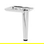 Q&Q Pied Métallique Birdie Finition Chrome Hauteur H150 pour Meubles et Structures