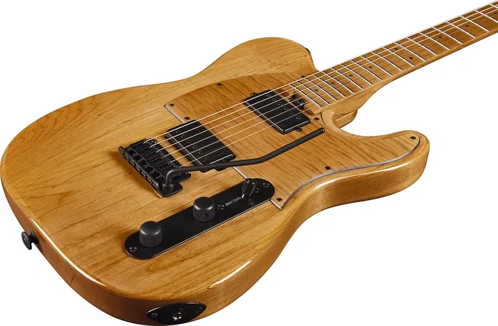 EKO Guitare Électrique Tero 601 Lignum, Natural, Corps en Aulne Massif, Manche Érable Torréfié, 2 Humbuckers, 22 Frettes