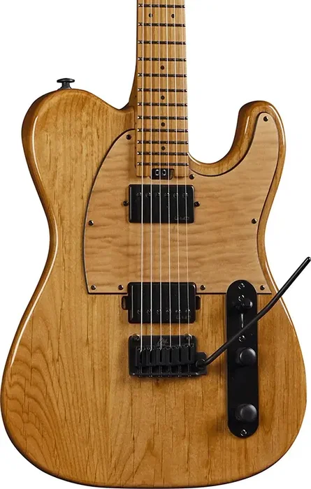 EKO Guitare Électrique Tero 601 Lignum, Natural, Corps en Aulne Massif, Manche Érable Torréfié, 2 Humbuckers, 22 Frettes