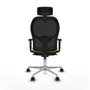 Piqueras y Crespo Chaise de Bureau 1D086N2 Pistache