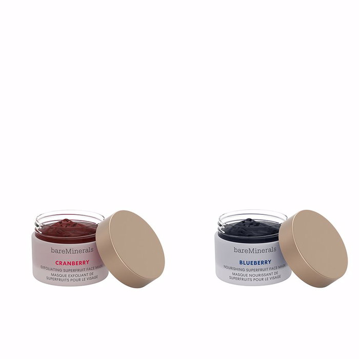 Bare Minerals Coffret Masque Superfruit 2 pz - Masque Exfoliant Canneberge & Masque Hydratant Myrtille