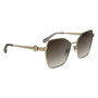 Longchamp LO180S-727 Lunettes de soleil Doré/Marron