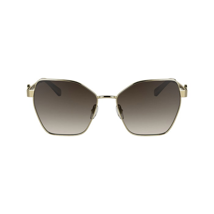 Longchamp LO180S-727 Lunettes de soleil Doré/Marron Longchamp LO180S-727 Lunettes de soleil Doré/Marron