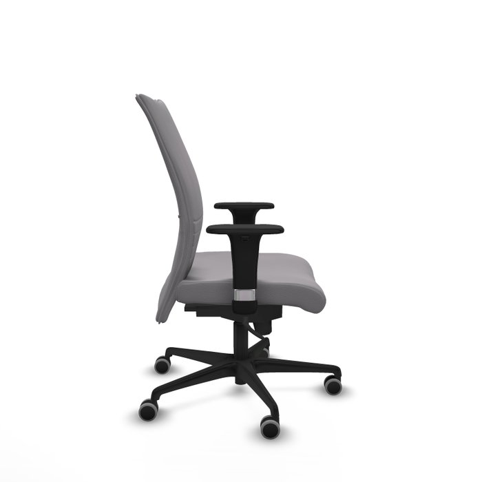 Piqueras Y Crespo Chaise de bureau Albacete confidente, Similpiel Gris, Mécanisme Sincro