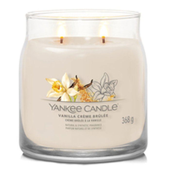 Yankee Candle Bougie Parfumée Vanilla Creme Brulée 368 g