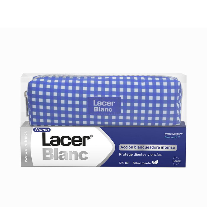 Lacer Dentifrice à la menthe Laceblanc + trousse de toilette (lot de 2) Lacer Dentifrice à la menthe Laceblanc + trousse de toilette (lot de 2)