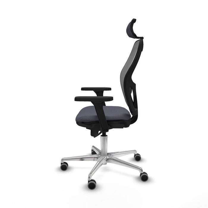 Piqueras y Crespo Chaise de Bureau 3D086G2 Gris foncé avec Appui-tête Piqueras y Crespo Chaise de Bureau 3D086G2 Gris foncé avec Appui-tête