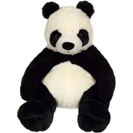 Gipsy Toys Peluche Panda Géante 110 cm - Oreilles Uniques, Ventre Moelleux et Fourrure Douce pour Câlins et Jeux