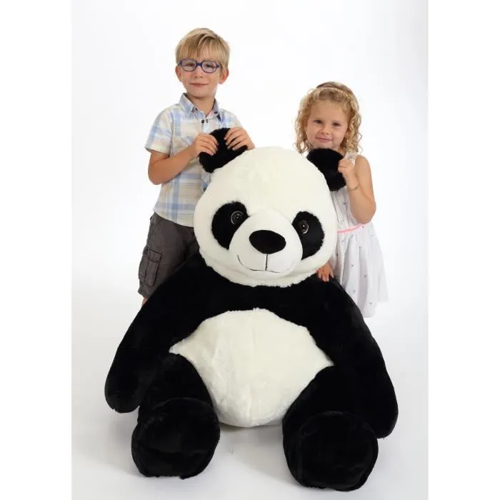 Gipsy Toys Peluche Panda Géante 110 cm - Oreilles Uniques, Ventre Moelleux et Fourrure Douce pour Câlins et Jeux Gipsy Toys Peluche Panda Géante 110 cm - Oreilles Uniques, Ventre Moelleux et Fourrure Douce pour Câlins et Jeux