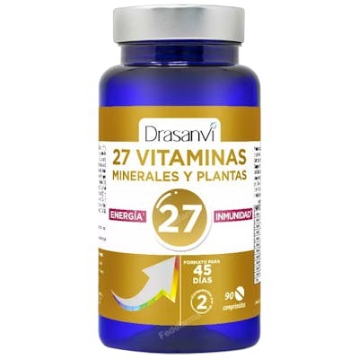 Drasanvi 27 Vitamines + Minéraux Énergie et Immunité, 90 comprimés