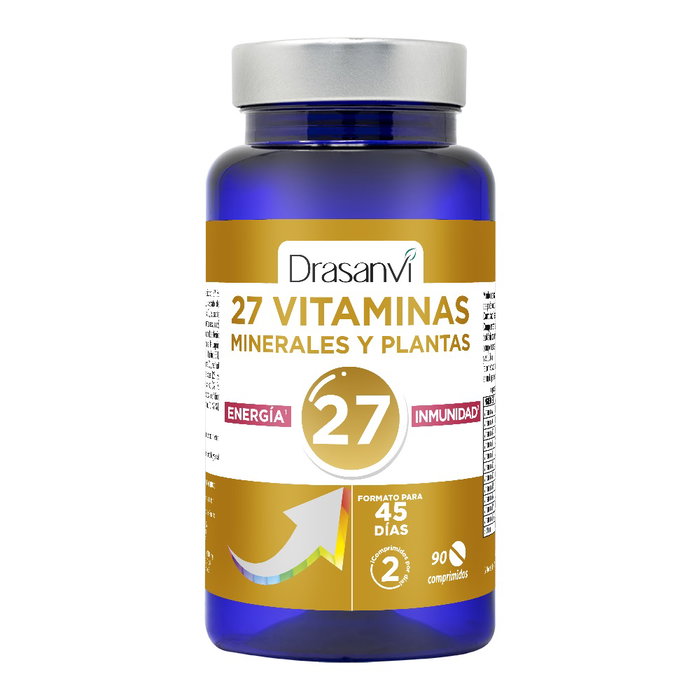 Drasanvi 27 Vitamines + Minéraux Énergie et Immunité, 90 comprimés