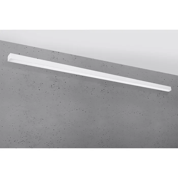 PINNE Aplique mural d'éclairage LED moderne 200 [SOL-TH.235] - Luminaire minimaliste pour salon, bureau ou couloir - Blanc, lumière chaude ou froide