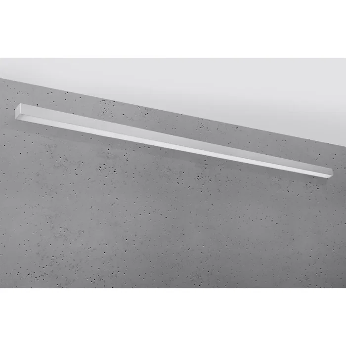 PINNE Aplique mural d'éclairage LED moderne 200 [SOL-TH.235] - Luminaire minimaliste pour salon, bureau ou couloir - Blanc, lumière chaude ou froide