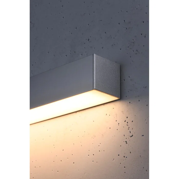 PINNE Aplique mural d'éclairage LED moderne 200 [SOL-TH.235] - Luminaire minimaliste pour salon, bureau ou couloir - Blanc, lumière chaude ou froide