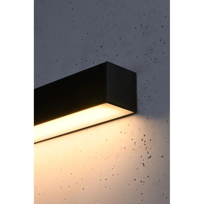 PINNE Aplique mural d'éclairage LED moderne 200 [SOL-TH.235] - Luminaire minimaliste pour salon, bureau ou couloir - Blanc, lumière chaude ou froide