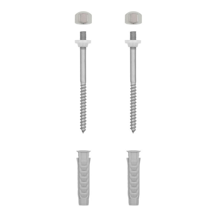 Roca AV0007200R Kit de fixation vertical pour cuvette et bidet Roca Victoria - Inclus chevilles, vis et embouts Roca AV0007200R Kit de fixation vertical pour cuvette et bidet Roca Victoria - Inclus chevilles, vis et embouts