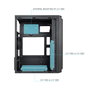 Tooq TQC-4702U3C-B Boîtier PC Mini-Tour Micro-ATX Noir avec USB 3.0