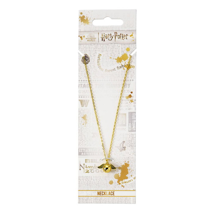 Harry Potter Collier breloque Golden Snitch (Doré) Harry Potter Collier breloque Golden Snitch (Doré)