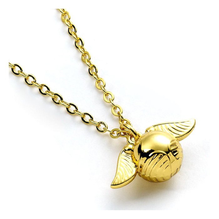 Harry Potter Collier breloque Golden Snitch (Doré) Harry Potter Collier breloque Golden Snitch (Doré)