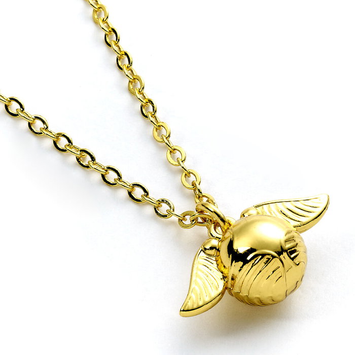 The Carat Shop Collier breloque Golden Snitch (Doré) Harry Potter