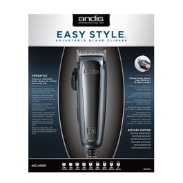 Andis Easy Style - Tondeuse cheveux professionnelle rotative, légère et silencieuse - Inclut 9 peines et cuchilla N000