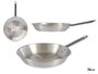 Kinvara Poêle en Aluminium avec Manche 26 cm, Argent, Compatible Gaz et Four, Lavable au Lave-Vaisselle, 44x26x5 cm (Set de 12)