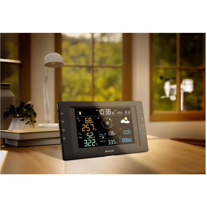 Sencor SWS 9400 Station météo professionnelle avec capteur sans fil 5 en 1