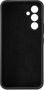 eSTUFF Coque silicone effet soie avec doublure microfibre pour Samsung Galaxy A34 - Modèle MADRID - Noir
