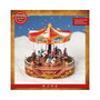 Lumineo Carrousel d'hiver avec chevaux et LED