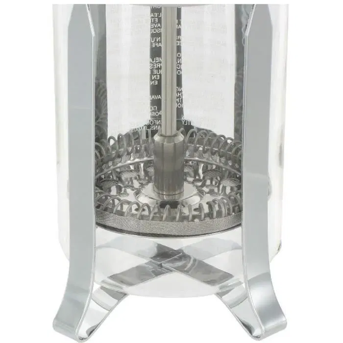 Bodum Cafetière à piston Chambord 12 tasses 1.5 litre en acier inoxydable brillant