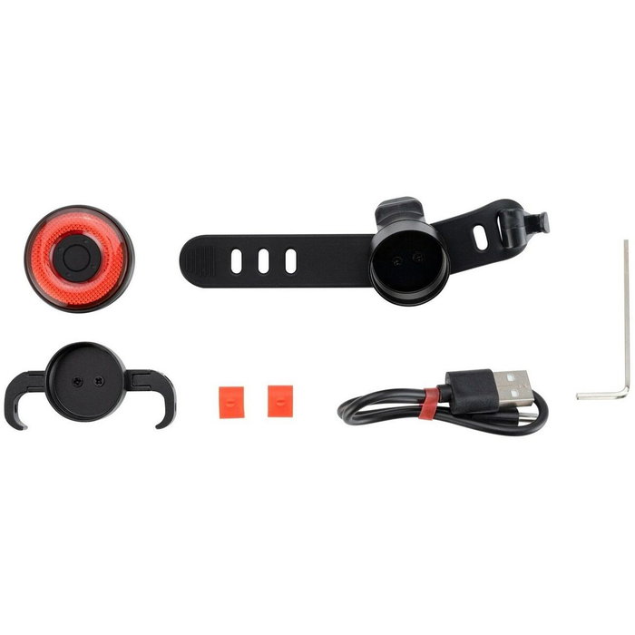 Rockbros Lanterne LED pour Vélo 157347 - Noir et Rouge
