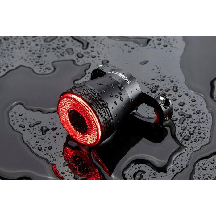 Rockbros Lanterne LED pour Vélo 157347 - Noir et Rouge