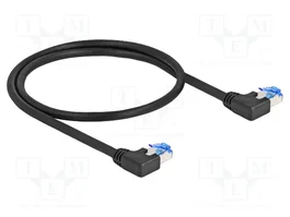 DELOCK Câble Ethernet Patch Cord Cat 6a S/FTP 500mm Noir