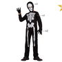 Disfraz Disguise Costume pour garçon Squelette 10-12 ans - Ensemble Halloween Noir avec capuche, combinaison et gants