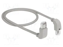 DELOCK Câble Ethernet Patch Cord Cat 6a S/FTP 0,5m Gris