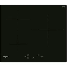 Whirlpool WSQ1160NE Table de cuisson à induction 3 feux 60 cm Noir avec booster et sécurité verrouillage enfant