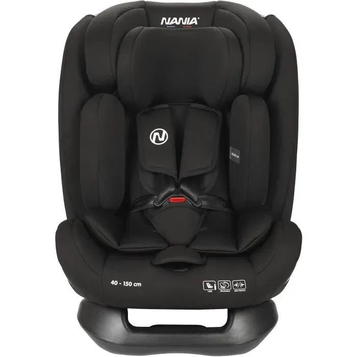 Nania Prato - Siège auto évolutif groupe 0/1/2/3 i-Size, pour enfants de 40 à 150 cm (0-12 ans), réglable et inclinable, avec housse amovible lavable Nania Prato - Siège auto évolutif groupe 0/1/2/3 i-Size, pour enfants de 40 à 150 cm (0-12 ans), réglable et inclinable, avec housse amovible lavable