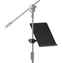 QUIKLOK Atril avec pince pour tube Ø 15-35 mm - Adaptateur noir - Plastique, Nylon, Acier