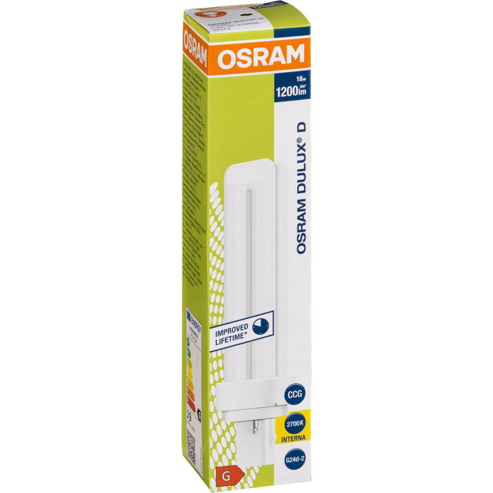 Osram DULUX D Energy-saving Lamp 18W/827 G24D-2 FS1 Osram DULUX D Energy-saving Lamp 18W/827 G24D-2 FS1
