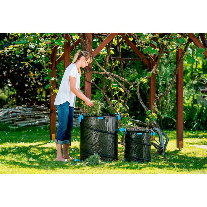 Cellfast Sac à déchets de jardin Pop Up Nylon Acier 56 x 56 x 70 cm