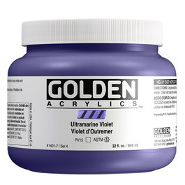 Golden Peinture Acrylique Heavy Body Azur Outremer Violet 946 ml