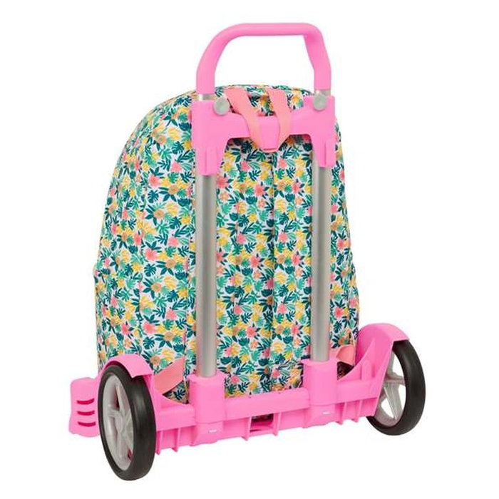 Safta Cartable Vaiana Multicouleur avec Chariot Amovible