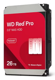 Western Digital WD Red Pro Disque dur NAS 26 To SATA 6 Gb/s 3.5" 7200 tr/min 512 Mo cache pour entreprises et environnements RAID