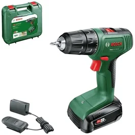 Bosch EasyDrill Perceuse-Visseuse sans fil 18V-40 avec 1 batterie 2.0Ah et chargeur AL 18V-20 - Mandrin 13mm, 2 vitesses, 20 couples