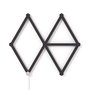 Nanoleaf Lines Skin Noir Mat 9 pièces - Caches ultra-légers pour personnaliser vos panneaux Nanoleaf Lines sans installation