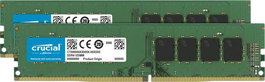 Crucial Kit Mémoire 16 Go (2 x 8 Go) DDR4 3200 MHz UDIMM CL22 1.2V pour Ordinateur de Bureau