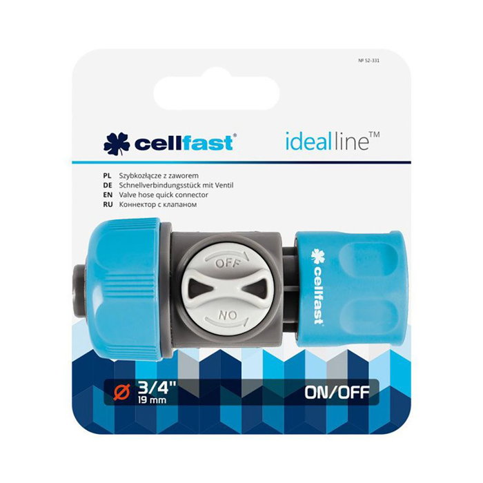 Connecteur de tuyau Cellfast 3/4"