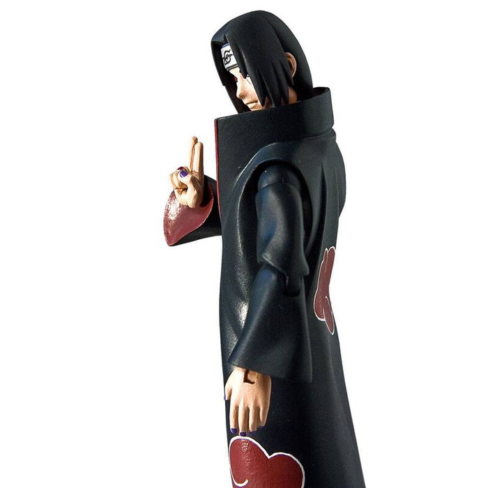 TOYNAMI - Figure articulée Itachi Uchiha de Naruto Shippuden (Série 1), 10 cm avec accessoires