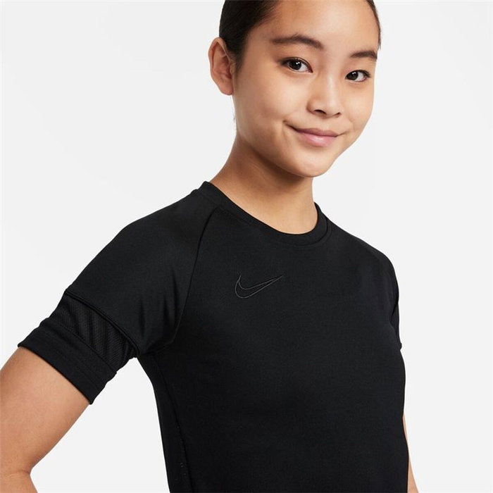 T shirt à manches courtes Enfant Nike Dri-Fit Academy Girls Noir 5-6 Ans