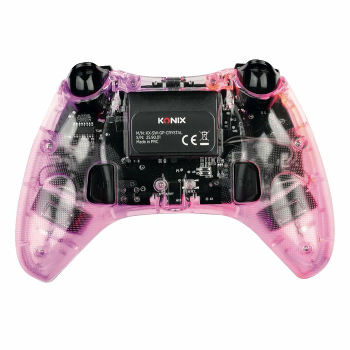 Konix Crystal Manette sans fil pour Nintendo Switch, Switch OLED, PC et PS4